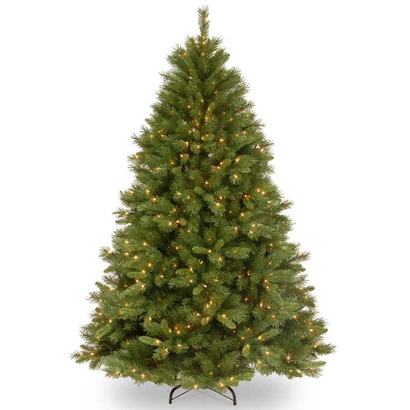 6.5 ft. Pre-Lit Winchester Pine Tree with Clear Lights