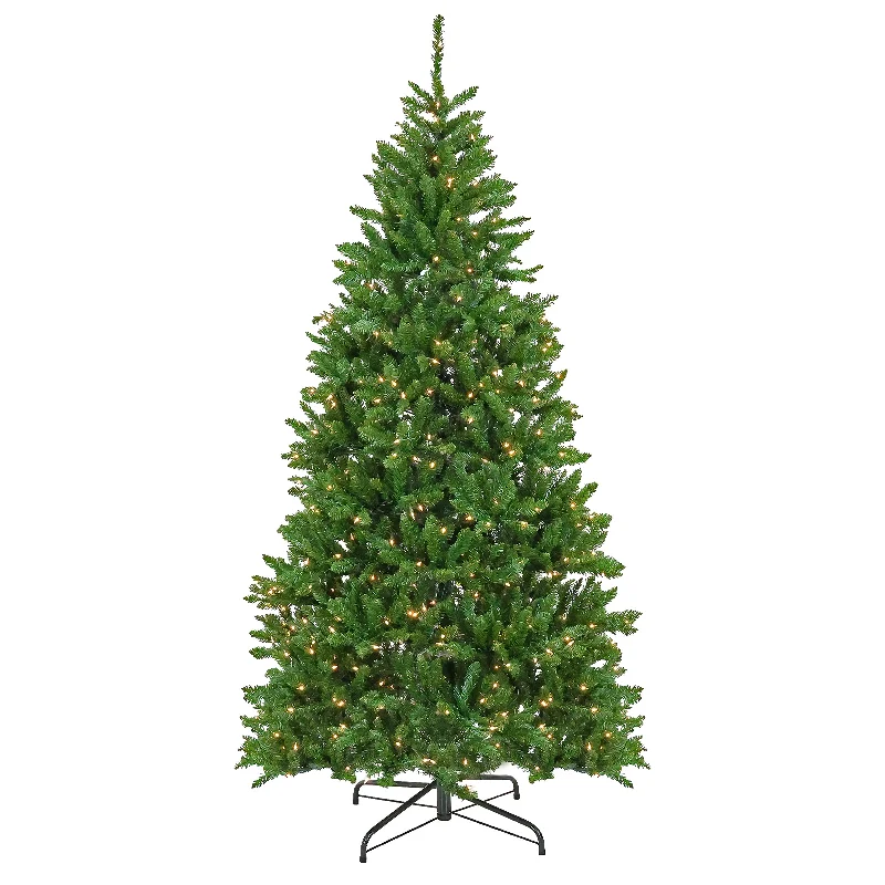 7.5 ft. Pre-Lit Chesterfield Spruce Tree with Clear Lights