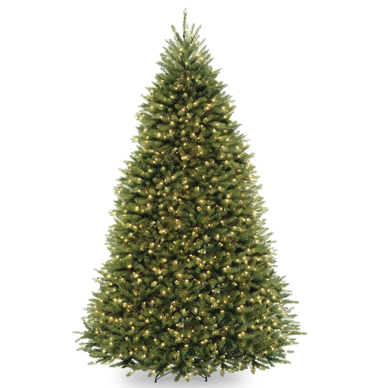 9 ft. Pre-Lit Dunhill Fir Tree with PowerConnect  Dual Color LED Lights