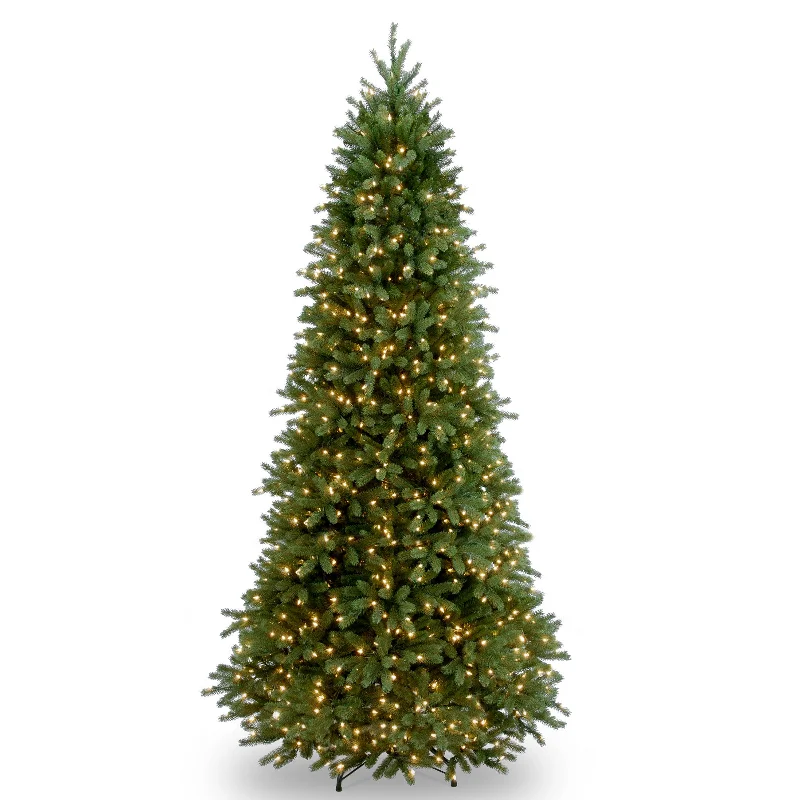 9 ft. Pre-Lit Jersey Fraser Fir Slim Tree with Clear Lights