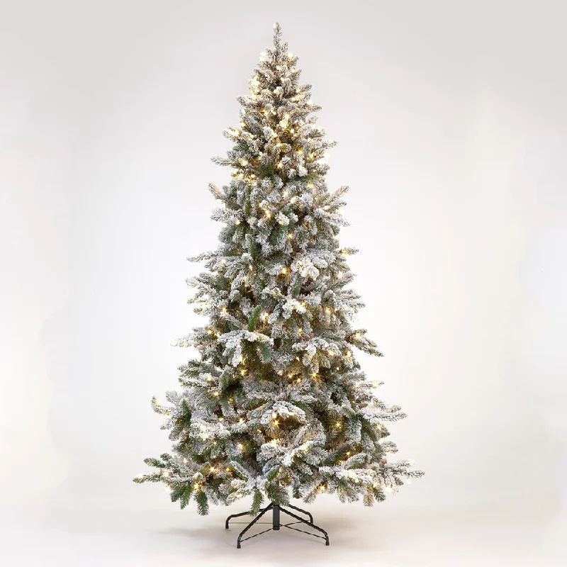 Majestic Pine Pre-Lit Snowy Tree 7ft