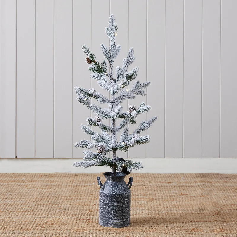 Potted Winter Spruce 2.5Ft - 20 Led