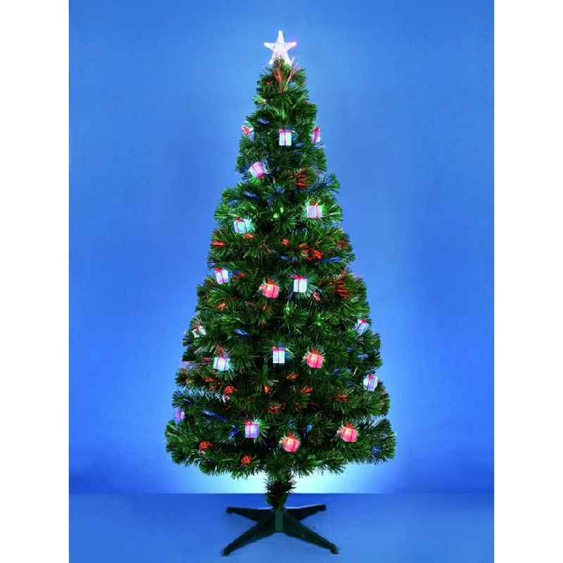 Premier Fibre Optic Tree with LED Parcels