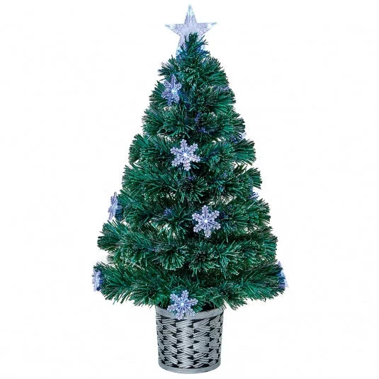 Premier LED Tree With Colour Switch Snowflakes