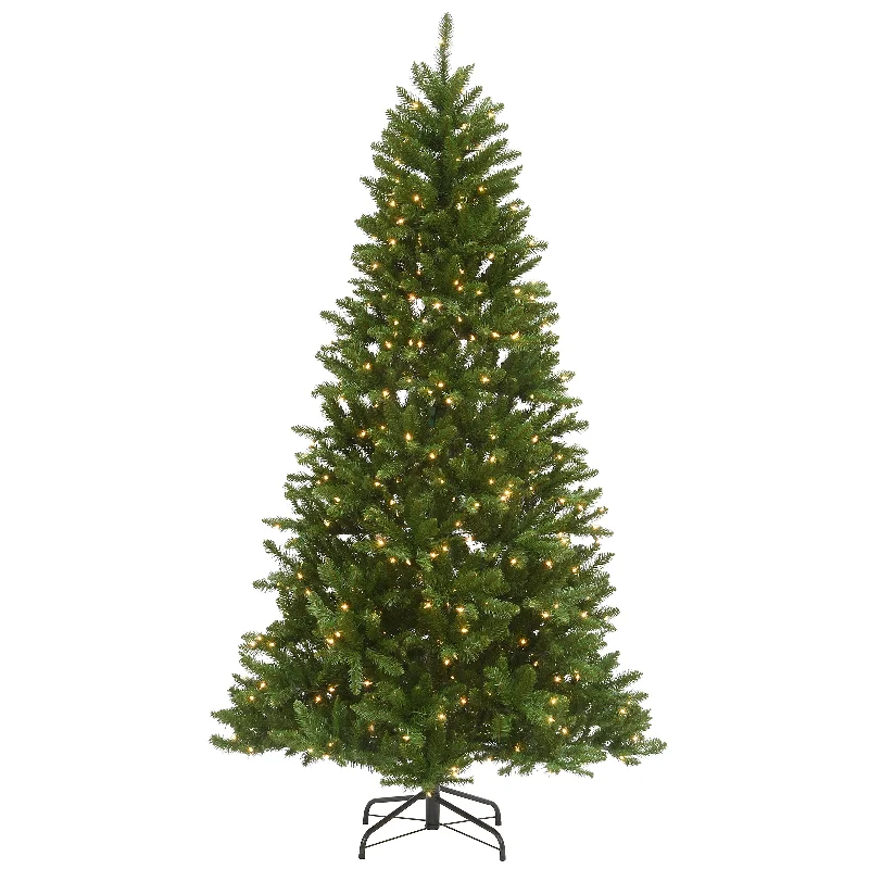 6.5 ft. Pre-Lit Peyton Spruce Tree with Clear Lights